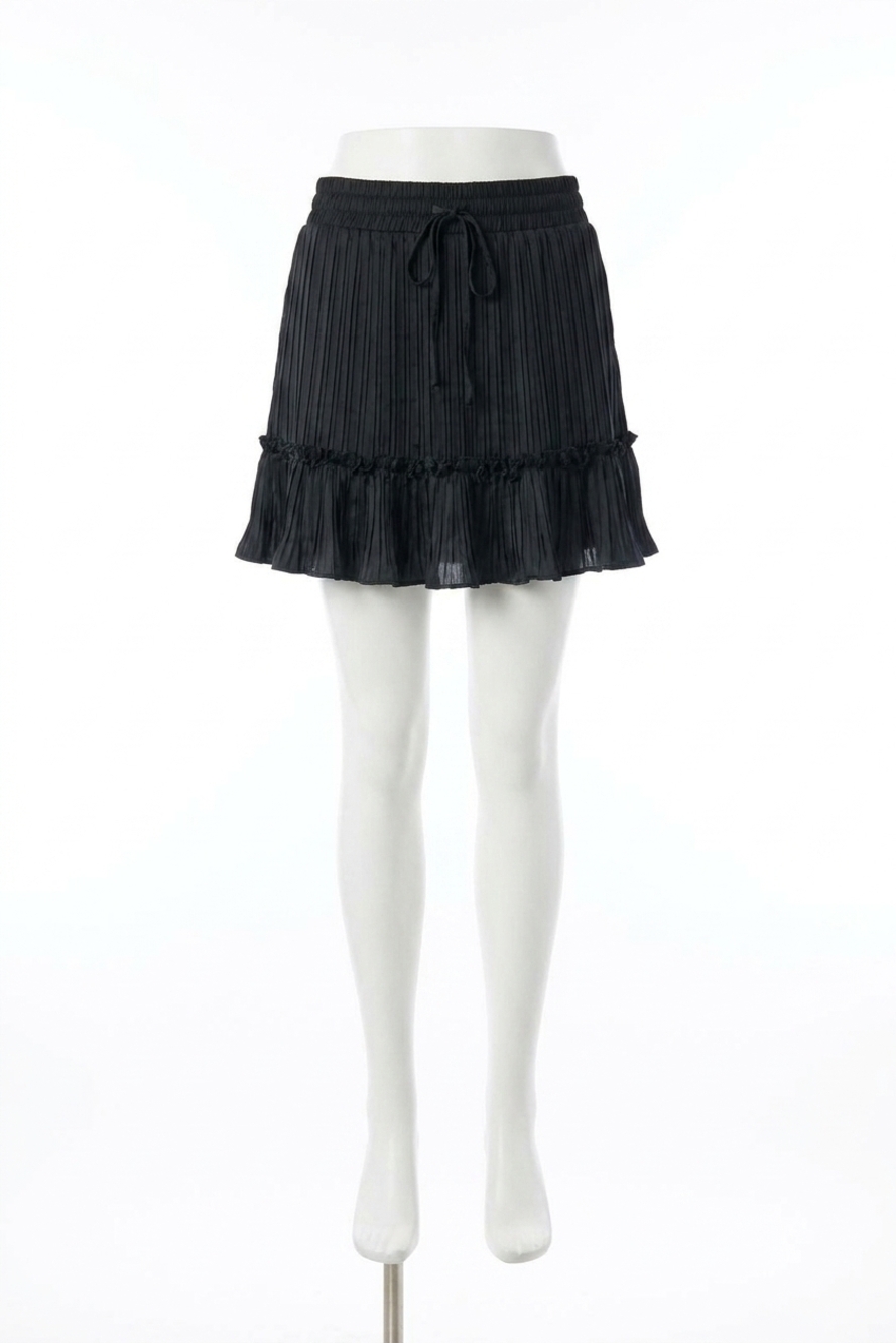 NEW SHE + SKY avery mini skirt in black